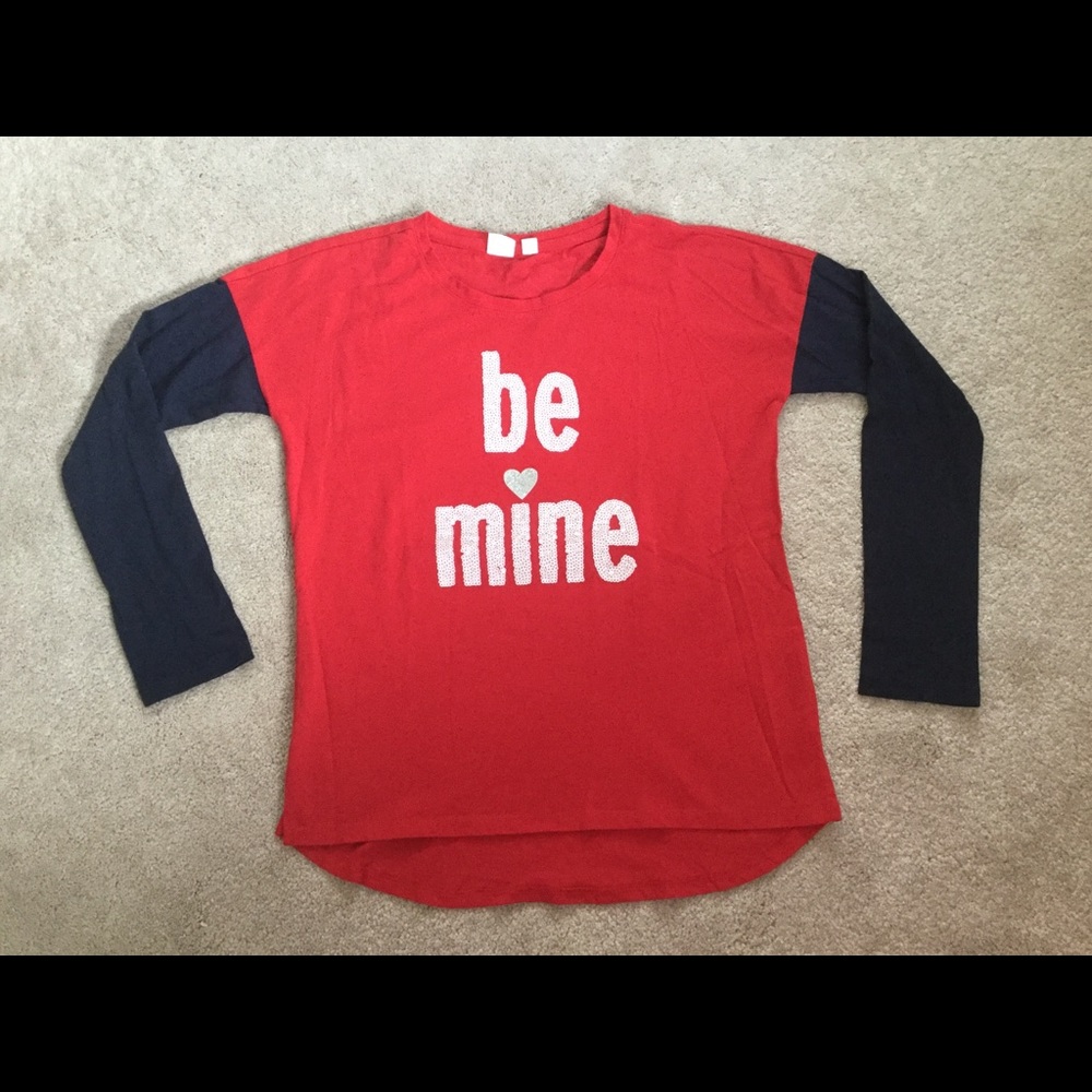 Gap Girl’s XXL sequined Cotton long sleeved top